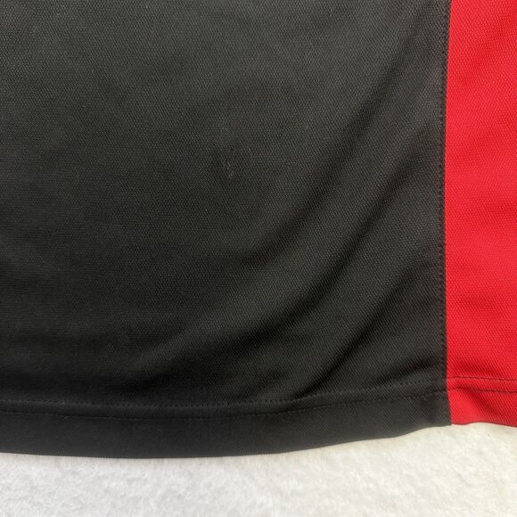 Caseys Polo Shirt Mens Large L Black Red Short Sleeve Workwear Employee - Picture 4 of 9